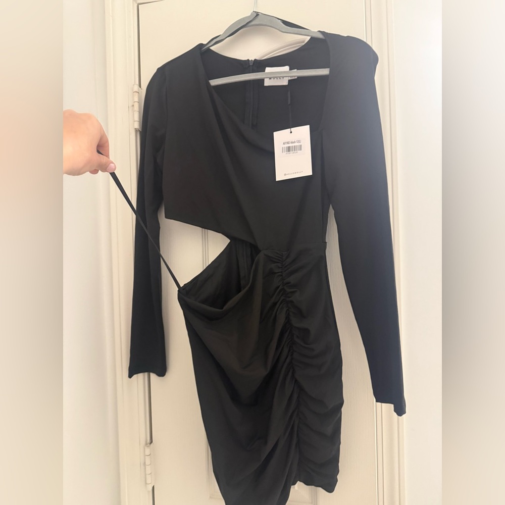 Hello Molly Cut-out Black Dress
